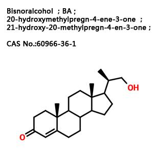 21-羟基-20-甲基孕甾-4-烯-3-酮（BA，Bisnoralcohol）